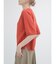 【WEB限定カラーあり】バックジップハーフスリーブニットPO