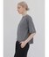 【WEB限定カラーあり】バックジップハーフスリーブニットPO