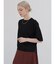 【WEB限定カラーあり】バックジップハーフスリーブニットPO