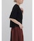 【WEB限定カラーあり】バックジップハーフスリーブニットPO