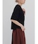【WEB限定カラーあり】バックジップハーフスリーブニットPO