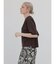 【WEB限定カラーあり】バックジップハーフスリーブニットPO