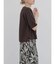 【WEB限定カラーあり】バックジップハーフスリーブニットPO
