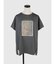 ビジューレースパッチロゴTシャツ