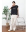 シフォンドッキングロゴトップス