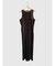 Sleeveless velour onepiece