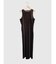 Sleeveless velour onepiece