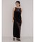 Sleeveless velour onepiece