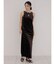 Sleeveless velour onepiece