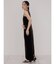 Sleeveless velour onepiece