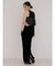Sleeveless velour onepiece