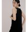 Sleeveless velour onepiece