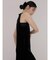 Sleeveless velour onepiece