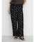 Floral print easy pants