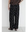 Floral print easy pants