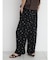 Floral print easy pants