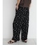 Floral print easy pants