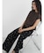 Floral print easy pants