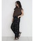 Floral print easy pants