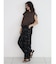 Floral print easy pants