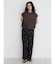 Floral print easy pants