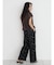 Floral print easy pants