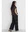 Floral print easy pants