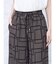 ジオメトリックドレープワイドパンツ