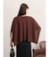 【人気アイテムに新色登場！】レイヤードケープニット