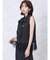 ライトツイードレースドッキングジレ