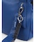 チャーム付きフェイクレザー2wayバッグ（greige,black,blue)