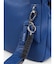 チャーム付きフェイクレザー2wayバッグ（greige,black,blue)
