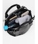 チャーム付きフェイクレザー2wayバッグ（greige,black,blue)