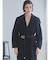 【Aga×NORITAKE】Future Melton Big Collar Long Coat
