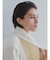 Aga×NORITAKE Future Melton Big Collar Coat