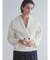 Aga×NORITAKE Future Melton Big Collar Coat