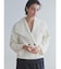 Aga×NORITAKE Future Melton Big Collar Coat