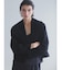 Aga×NORITAKE Future Melton Big Collar Coat