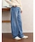 バレルレッグデニムパンツ