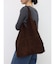 THIN LEATHER SUEDE TOTE BAG