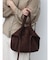 THIN LEATHER SUEDE 3WAY TOTE BAG