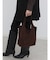 THIN LEATHER SUEDE HANDBAG