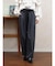 グレンチェックテーパードパンツ