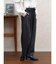 グレンチェックテーパードパンツ