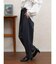 グレンチェックテーパードパンツ
