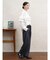 グレンチェックテーパードパンツ
