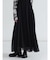 レースアップデザインジャンパースカート（black）