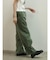 配色切替ドロストバレルパンツ