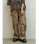 配色切替ドロストバレルパンツ
