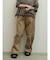 配色切替ドロストバレルパンツ